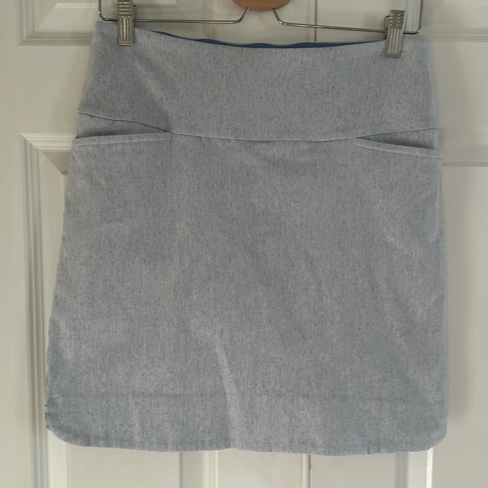 Skort - light blue with two pockets. Size M